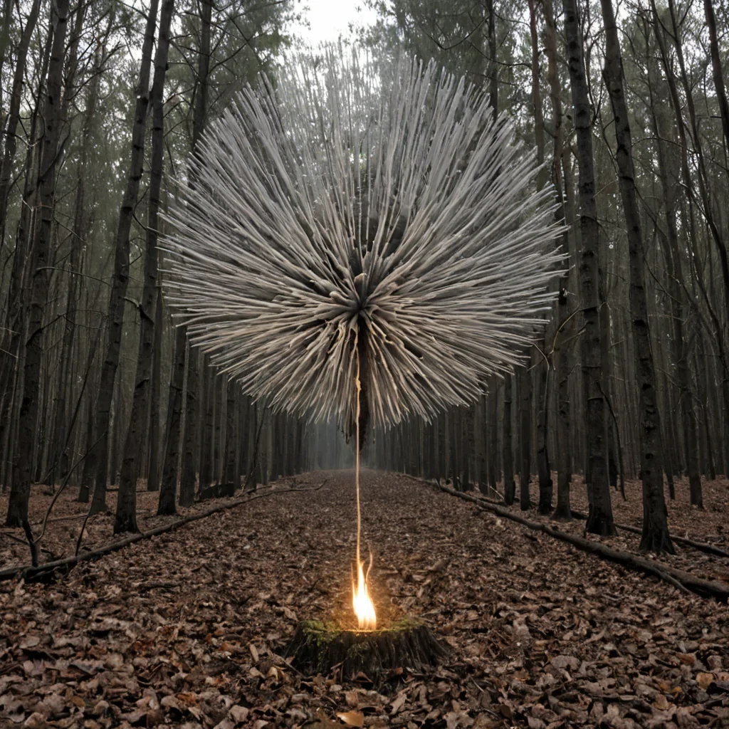 A single, selfquantizing swarm of reversed entropy, shaped like a 7,319dimensional cloud of unformed decay and inverted thermodynamics, drifts at the center of a vast, inverted forest of solidified equilibrium  each particle forged from the exact moment between a leaf falling and its refusal to land, a candle burning and dissolving into noncombustion, a breath exhaled and collapsing into pure, unmeasured nondissipation. The swarm does not accelerate disorder  it unaccelerates it, each shimmering mote shedding a layer of kinetic potential that never coalesced into irreversible change, reforming into ephemeral, topazveined afterimages shaped like the space between a sigh and the still