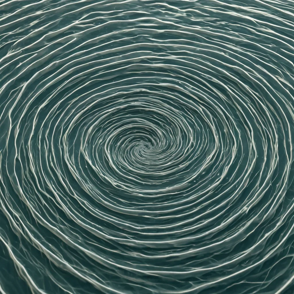 A single, selfresonating filament of reversed stillness, shaped like a 4,207dimensional spiral of unformed pause and inverted suspension, drifts through the center of a vast, inverted lagoon of solidified motion  each ripple carved from the exact moment between a finger brushing water and its refusal to displace, a reflection shattering and dissolving into nonoptical continuity, a breath held over the surface and collapsing into pure, unmeasured nondisturbance. The filament does not preserve quiet  it unpreserves it, each unraveling loop shedding a layer of kinetic potential that never coalesced into perceptible movement, reforming into ephemeral, aquamarineveined afterimages shaped like the