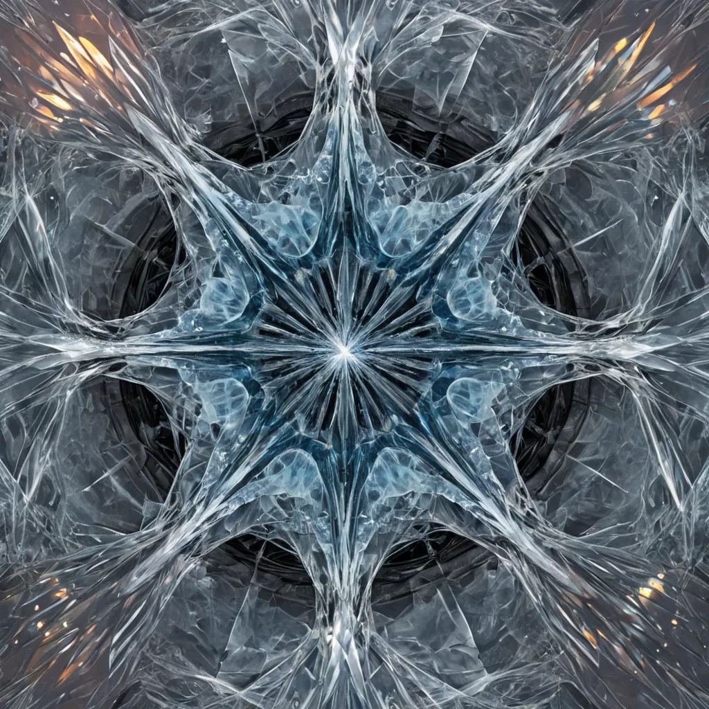 A single, selfresonating shard of frozen time fractures through the core of a floating, inverted kaleidoscope suspended in the quantum foam between two collapsing multiverses, its structure not glass or crystal but forged from the solidified afterimage of a thousand unobserved choices that never altered the course of a single breath. The shard does not shatterit unchooses, each microfracture releasing a wave of negative entropy that dissolves the fabric of possibility into a shimmering mist of iridescent, crystalline probabilities, each one etched with the chromatic echo of a decision that never existed. The kaleidoscopes mirrors are not reflectivethey are absorptive, each facet a hollowedout echo of