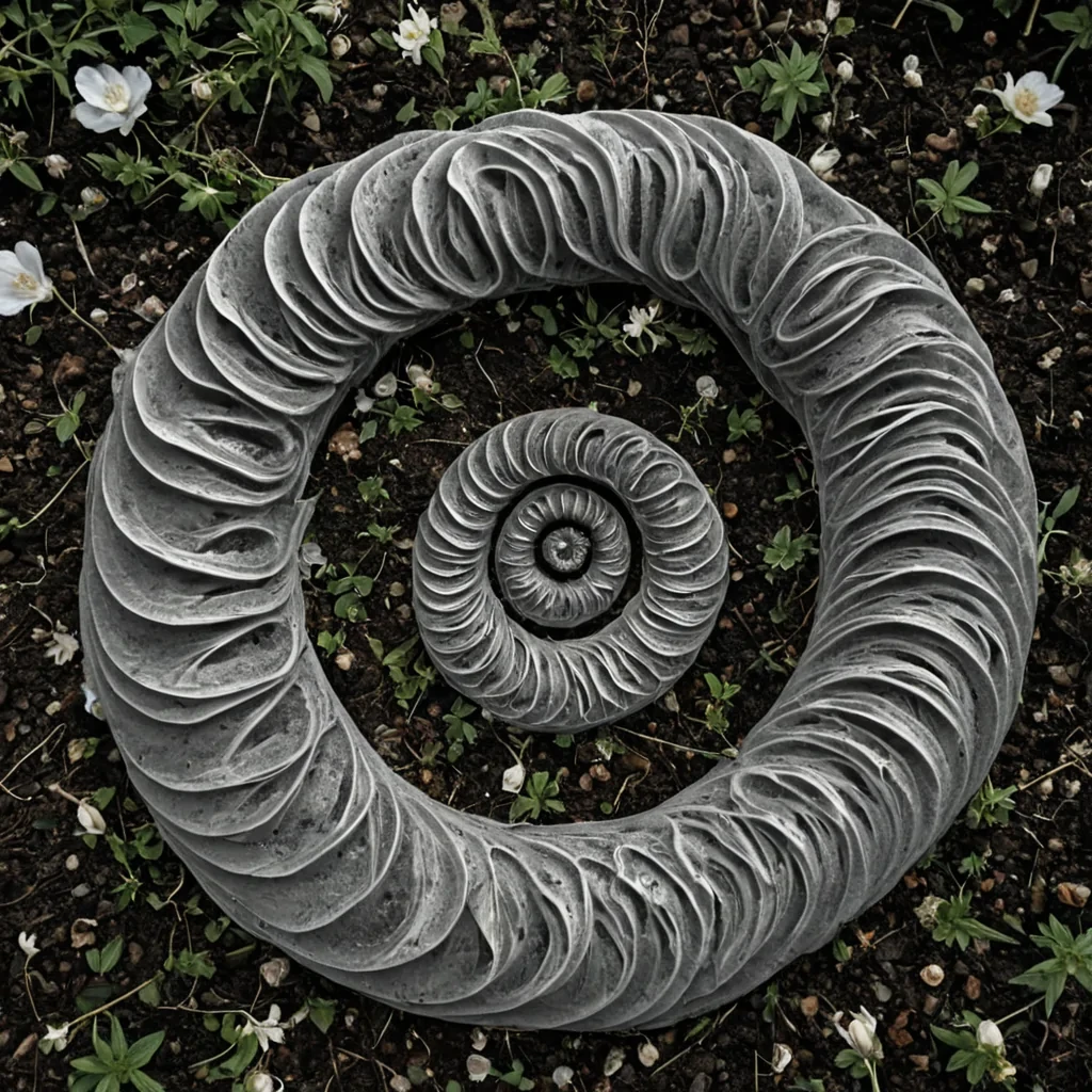 A single, selfoscillating filament of solidified moonlight, shaped like a threedimensional spiral of inverted gravity and unformed resonance, drifts through the center of a vast, inverted garden composed of the compressed, unbloomed petals of a civilization that communicated through the duration of synchronized, silent waiting for the same unarrived spring. The filament does not growit unblooms, each rotation dissolving a layer of potential that never coalesced into a shared petal, reforming into ephemeral, silverveined afterimages shaped like the negative space between two hands that never touched the same stem in the same moment of mutual anticipation. The garden is not botanicalit is a stratified expanse of petrified patience