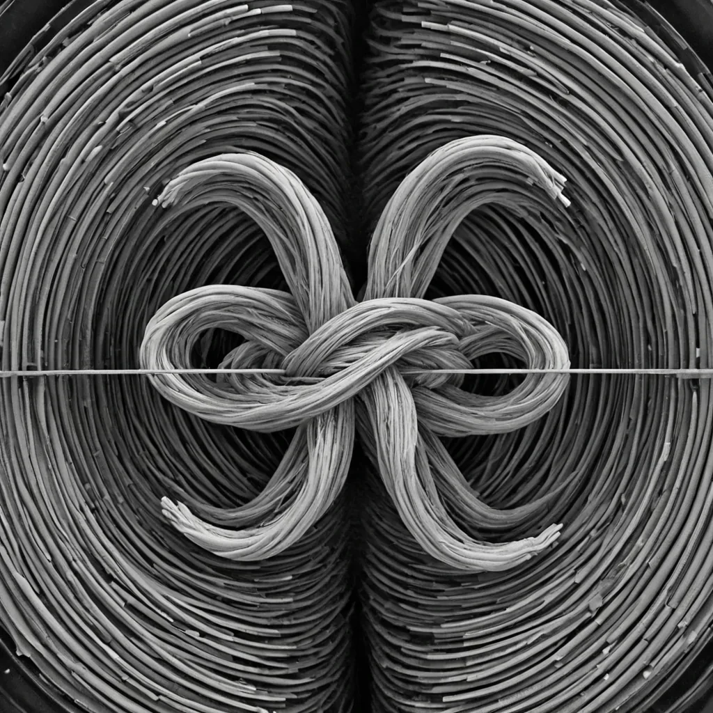 A single, selfoscillating filament of compressed quantum uncertainty, shaped like a spiraling, nonEuclidean knot of inverted potentiality, pulses at the center of a vast, suspended archive of unrecorded decisions, built not from data or memory, but from the solidified residue of choices that were never made. The filament does not resolveit unchooses, each twist dissolving a layer of possibility that never coalesced, reforming into ephemeral, monochromatic vaults shaped like the negative space between two hands that never pressed a button in the same moment of hesitation. The archive is not digital or physicalit is a layered expanse of petrified indeterminacy, each shelf etched with the entropic