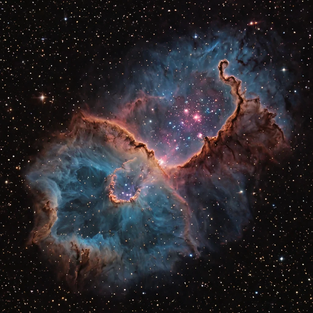 A vast, sentient nebula of solidified breath drifts through the vacuum of a forgotten galaxy, its form not fixed but perpetually reshaping itself into the negative space of every unspoken word ever whispered in the dark between stars. Each filament of the nebula is a frozen sighcrystalline, translucent, and humming with a subsonic frequency that resonates with the emotional weight of silence. The nebula does not expand it unexpands, retracting its edges like a memory dissolving in reverse, revealing not emptiness, but the ghostly outlines of constellations that never existed, their names etched in the faint, iridescent glow of unformed language. At its core, a single,