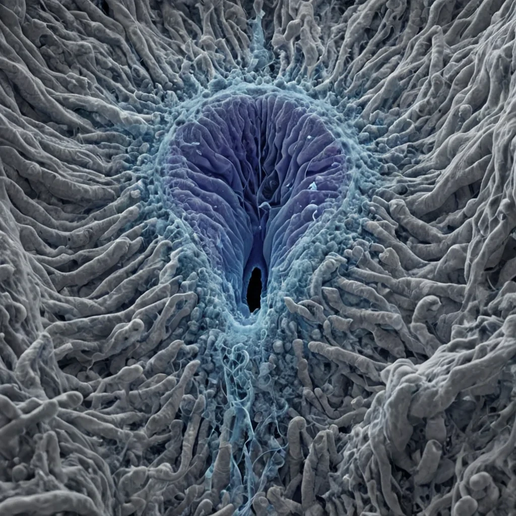 A single, selfreplicating swarm of inverted breath, shaped like a 373dimensional cloud of unformed exhalation and reversed respiration, drifts through the center of a vast, inverted lung of solidified stillnesseach alveolus frozen midinflation at the exact moment between a gas exchange occurring and its refusal to be completed, a diaphragm contracting and its sudden dissolution into nonmuscular membrane, a breath entering and its unraveling into pure, unoxygenated void. The swarm does not breatheit unbreathes, each shimmering microparticle shedding a layer of respiratory potential that never coalesced into a shared inhalation, reforming into ephemeral, azurite