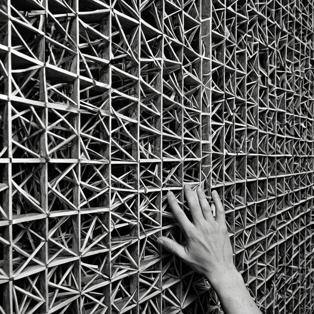 A single, selfresonating lattice of reversed memory, shaped like a 9,147dimensional mesh of unformed recollection and inverted nostalgia, pulses at the center of a vast, inverted archive of solidified forgetting  each shelf carved from the exact moment between a hand reaching for a photograph and its refusal to hold, a name spoken in a dream and dissolving into nonverbal absence, a scent rising from an old letter and collapsing into pure, unmeasured nonremembrance. The lattice does not store the past  it unstores it, each fraying thread shedding a layer of mnemonic potential that never coalesced into conscious recall, reforming into ephemeral, amethystveined afterimages shaped like the