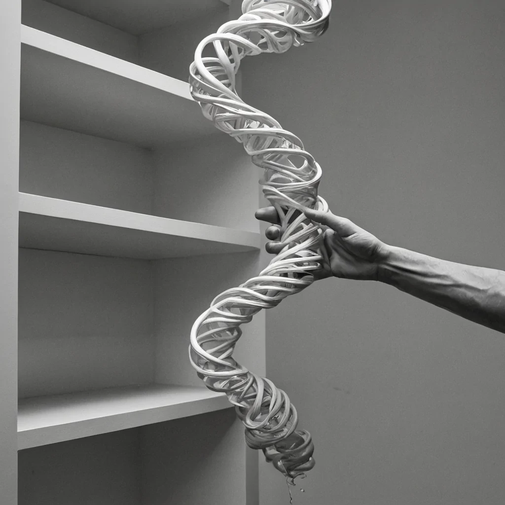A single, selfsiphoning filament of reversed empathy, shaped like a 2,743dimensional helix of unformed connection and inverted resonance, drifts through a vast, inverted archive of solidified solitudeeach shelf carved from the exact moment between a hand reaching out and its refusal to be held, a glance exchanged and dissolving into nontactile mist, a heartbeat syncing and collapsing into pure, unmeasured distance. The filament does not feelit unfeels, each shimmering coil shedding a layer of emotional potential that never coalesced into mutual understanding, reforming into ephemeral, moonstoneveined afterimages shaped like the negative space between two breaths that never synchronized in silent recognition. The air