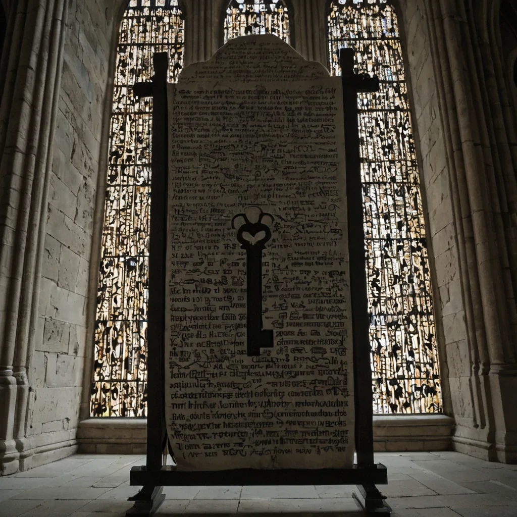 A single, selfrewriting scroll of woven shadow unfurls across the surface of a still, obsidian mirror suspended in the center of a vast, inverted cathedral built from the bones of a forgotten language, its script not inked but etched in the thermal residue of breaths held too long in a room that never existed. The scroll does not moveit unfolds backward in time with each pulse, revealing not words, but the negative space between them, each gap glowing faintly with the chromatic afterimage of a question that was never asked. The mirror beneath is not reflectiveit absorbs light, its surface fractured into a mosaic of silent echoes, each shard shaped like a key that fits no lock. The cathedral walls are