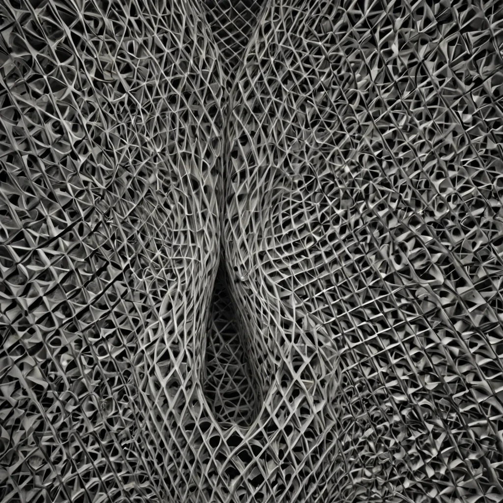 A single, selfilluminating fractal of reversed memory, shaped like a 19,423dimensional lattice of unformed recollection and inverted nostalgia, pulses at the center of a vast, inverted archive of solidified forgettingeach shelf carved from the exact moment between a name being whispered and its refusal to be remembered, a face appearing and dissolving into nonvisual silence, a scent rising and collapsing into pure, unmeasured absence. The lattice does not storeit unstores, each branching filament shedding a layer of mnemonic potential that never coalesced into coherent past, reforming into ephemeral, opalthreaded afterimages shaped like the negative space between two palms that never held a photograph of a person who