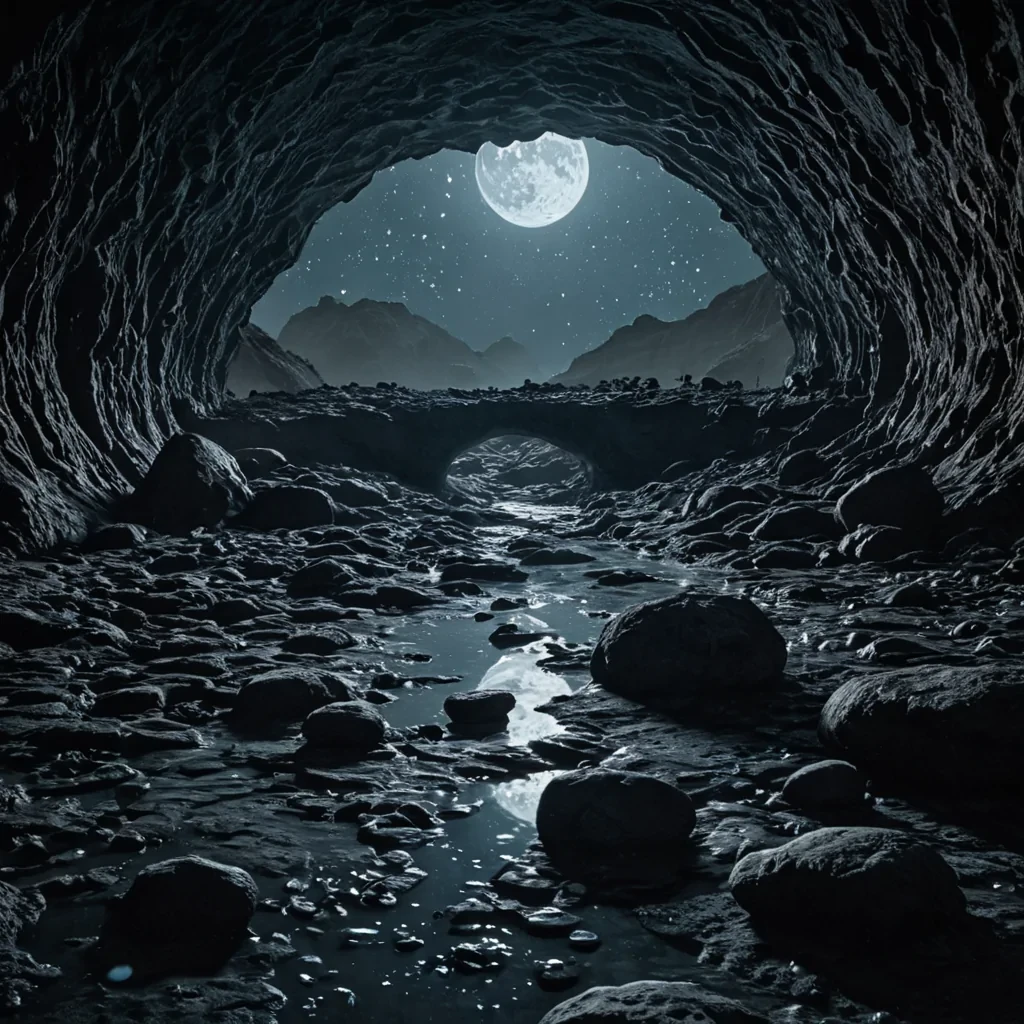 A vast, subterranean river of liquid time flows through the hollowedout core of a planet made entirely of solidified moonlight, its surface rippling with the faint, ghostly reflections of every future that never happened. The riverbed is lined with smooth, obsidianblack stones etched with the spectral fingerprints of extinct constellations, each one glowing faintly with the residual energy of a star that burned out before it was ever named. Above the river, a network of suspended, crystalline bridges stretches across the cavern, their structure formed not by engineering, but by the slow, gravitational folding of forgotten dreamseach arch shaped like a halfremembered lullaby, its surface vibrating at the frequency of a single, un