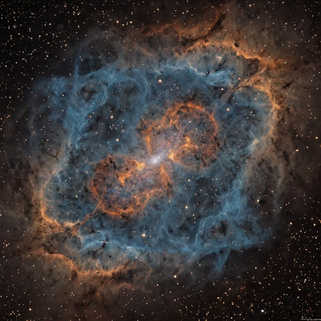 A single, selfigniting thread of solidified breath, woven from the residual warmth of a thousand unexhaled sighs, coils through the center of a vast, still nebula composed entirely of petrified, unshared secrets from a civilization that communicated through the pressure of unspoken gravity. The thread does not burnit unwhispers, each flicker reversing the entropy of confession, reforming into translucent, geometric constellations shaped like the negative space between two shoulders that never leaned in the same silence. The nebula is not gasit is a layered expanse of fossilized intimacy, each cloud etched with the thermal residue of a secret that was almost whispered into the dark, its edges pulsing with the faint, chrom