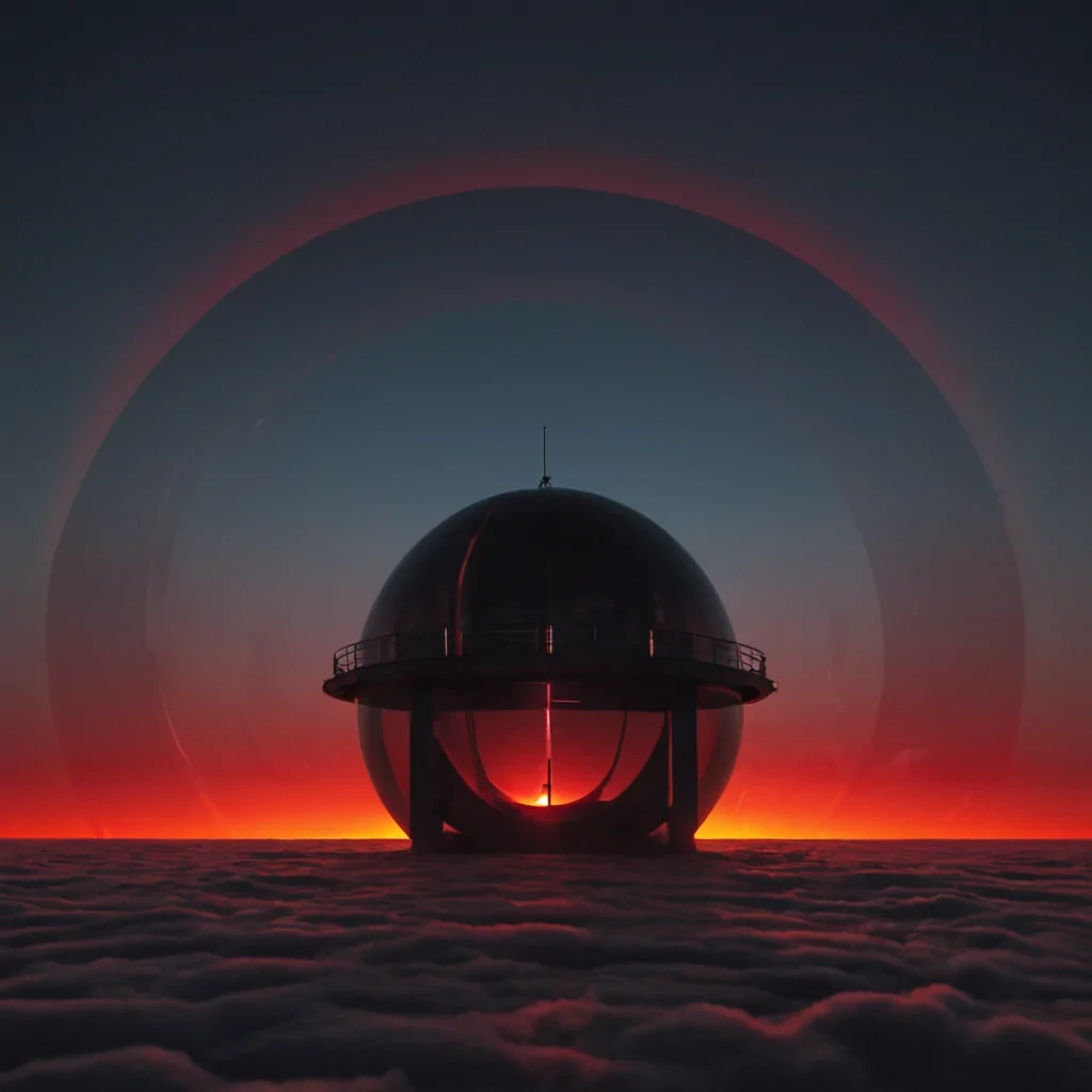 A single, selfreplicating filament of liquefied shadow pulses through the core of a floating, inverted observatory built entirely from the thermal afterimage of a thousand unobserved sunsets that never painted the sky of a world that never learned to gaze. The filament does not darkenit undawns, each pulse dissolving a moment of twilight into its original void, releasing a wave of negative luminosity that fractures the fabric of perception into a drifting mist of deep crimson, geometric silhouettes, each one etched with the chromatic echo of a name that never lingered in the last light of a horizon that never faded. The observatorys lenses are not focusedthey are suspended in midunfocusing, each aperture a