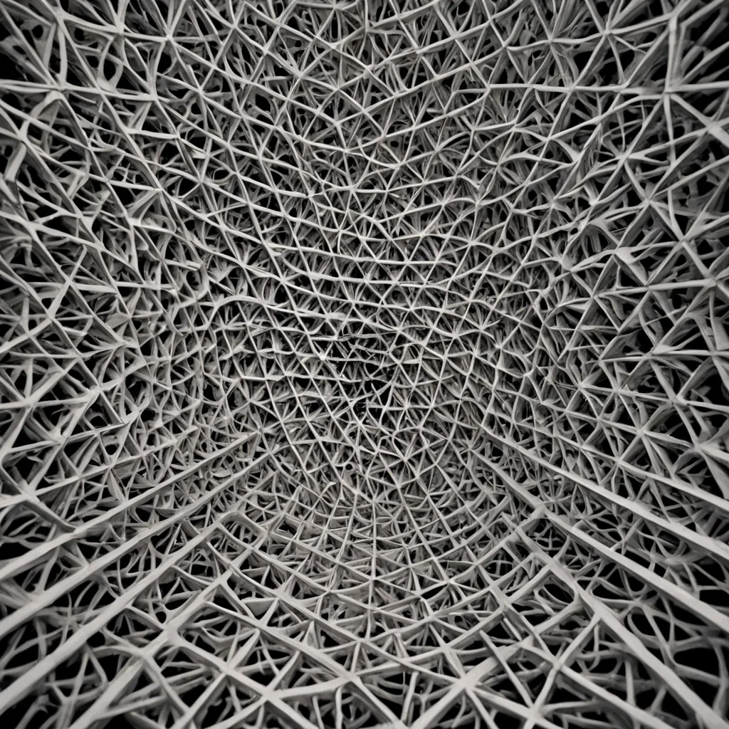 A single, selfsynthesizing lattice of reversed silence, shaped like a 12,847dimensional web of unformed stillness and inverted resonance, drifts through the center of a vast, inverted archive of solidified breath  each shelf carved from the exact moment between a sigh escaping and its refusal to dissipate, a gasp forming in the lungs and dissolving into nonaerodynamic emptiness, a whisper carried on a breeze and collapsing into pure, unmeasured nonvibration. The lattice does not contain sound  it uncontains it, each intersecting filament shedding a layer of acoustic potential that never coalesced into perceptible resonance, reforming into ephemeral, obsidianthreaded afterimages shaped like