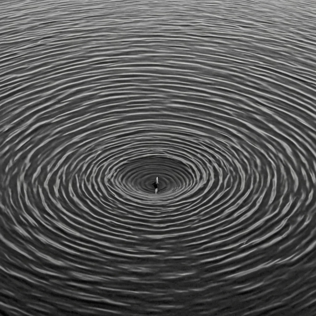 A single, selfreflecting membrane of liquefied silence, shaped like a toroidal ripple of inverted perception, drifts through the center of a vast, inverted ocean composed of compressed, unspoken apologies from a civilization that communicated through the duration of synchronized, silent holding of breath during moments of mutual, unacknowledged guilt. The membrane does not mirrorit unreflects, each surface distortion dissolving a layer of remorse that never coalesced into a shared confession, reforming into ephemeral, lapislazuliveined afterimages shaped like the negative space between two palms that never met in the same moment of mutual surrender. The ocean is not aquaticit is a stratified expanse of petrified shame,