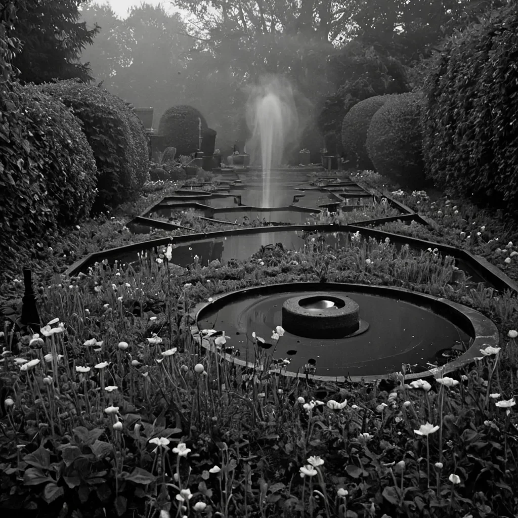 A single, selfsiphoning thread of liquid darkness coils through the core of a floating, inverted garden of solidified silence, its structure not soil or root but woven from the thermal afterimage of a thousand unspoken lullabies that never cradled the sleep of a world that never dreamed. The thread does not drainit unsleeps, each pulse dissolving a moment of rest into its original wakefulness, releasing a wave of negative entropy that fractures the fabric of stillness into a drifting mist of obsidian, geometric breaths, each one etched with the chromatic echo of an eye that never closed in the quiet after a storm. The gardens flowers are not bloomingthey are frozen instants of absence, each