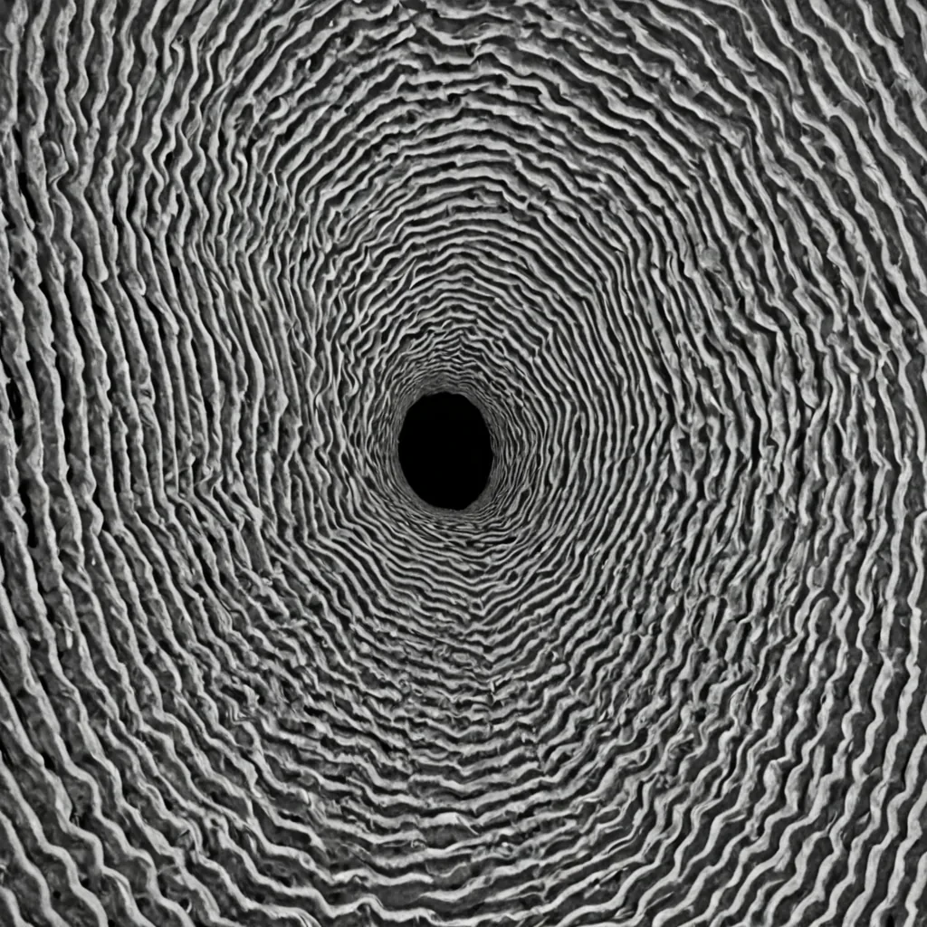 A single, selfigniting filament of reversed memory, shaped like a 3,141dimensional cascade of unformed recollection and inverted nostalgia, floats at the center of a vast, inverted observatory of solidified forgetting. Each ripple is woven from the exact moment between a face appearing in a photograph and its refusal to be recognized, a scent triggering a halfremembered place and dissolving into nonassociation, a name spoken aloud and collapsing into pure, unmeasured nonidentity. The cascade does not preserve the pastit unpreserves it, each trembling wave shedding a layer of mnemonic potential that never coalesced into clarity, emotion, or the weight of having been. As it expands outward through the observ