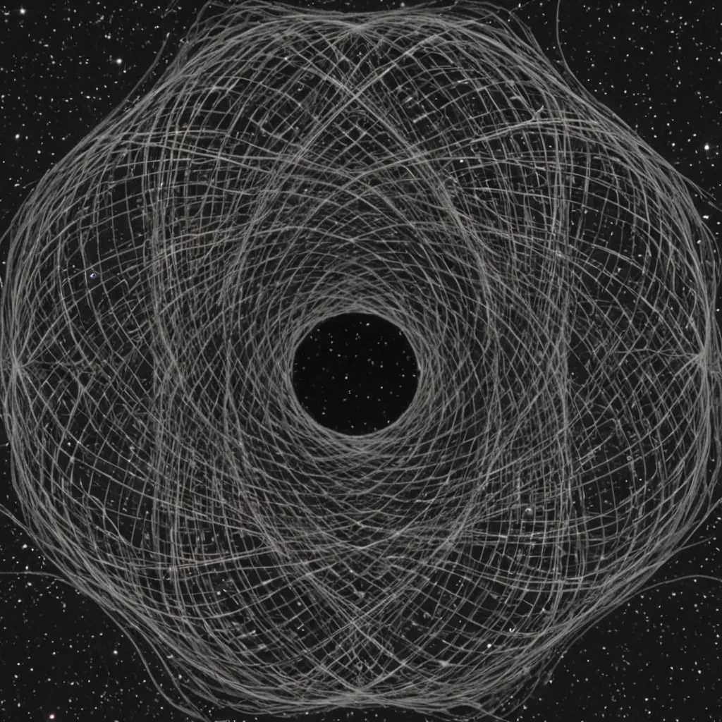 A single, selfilluminating thread of reversed silence, shaped like a 42,109dimensional lattice of unformed stillness and inverted quiet, drifts through the core of a vast, inverted nebula of solidified sound. Each node is forged from the exact moment between a whisper forming in the throat and its refusal to travel through air, a song fading into the void and dissolving into nonresonance, a breath held in anticipation and collapsing into pure, unmeasured nonvibration. The lattice does not contain silenceit uncontains it, each shimmering junction shedding a layer of auditory potential that never coalesced into melody, rhythm, or the weight of being heard. As it pulses forward through the