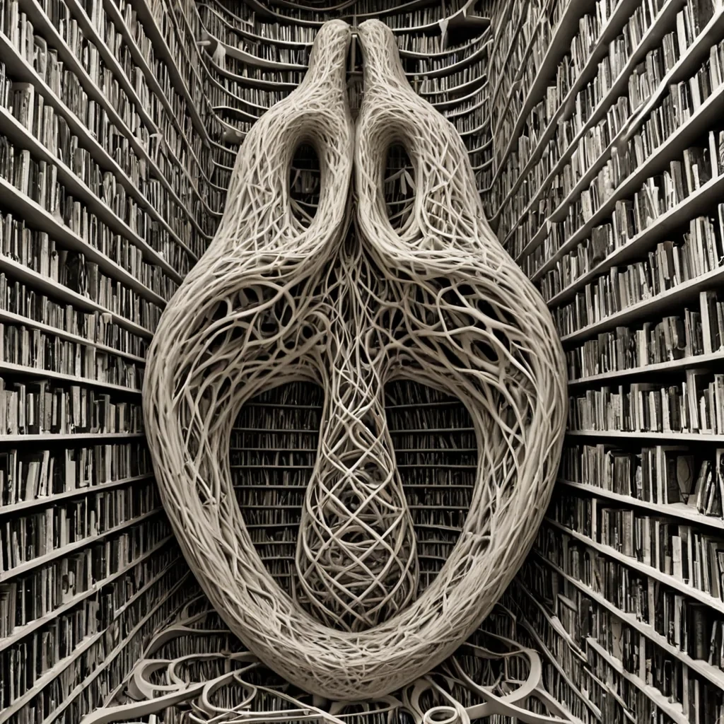 A single, selfreconfiguring tangle of liquid time, shaped like a 4dimensional Mbius strip of inverted memory and unformed nostalgia, drifts through the center of a vast, inverted archive of forgotten breathseach shelf carved from the solidified exhalations of a civilization that measured identity not by name, but by the duration of synchronized, silent silences held just before the first breath was ever exhaled in a world where air was never inhaled. The tangle does not flowit unremembers, each twist shedding a layer of temporal residue that never coalesced into a shared past, reforming into ephemeral, moonstoneveined afterimages shaped like the negative space between two lungs that never expanded