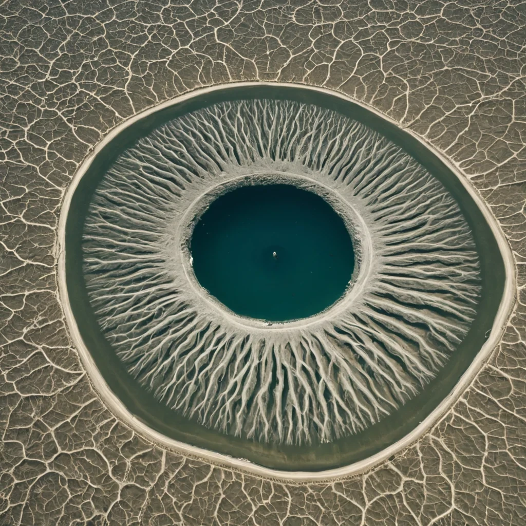 A single, selffragmenting filament of solidified silence, shaped like a 11dimensional torus of inverted perception and unformed awareness, drifts through the center of a vast, inverted lagoon composed of the petrified dreams of a civilization that measured consciousness not by thought, but by the duration of synchronized, silent breaths held just before the first neuron was ever allowed to fire in unison. The filament does not dissolveit unperceives, each twist shedding a layer of cognitive potential that never coalesced into a shared moment of understanding, reforming into ephemeral, selenitethreaded afterimages shaped like the negative space between two minds that never aligned in the same moment of mutual stillness. The l