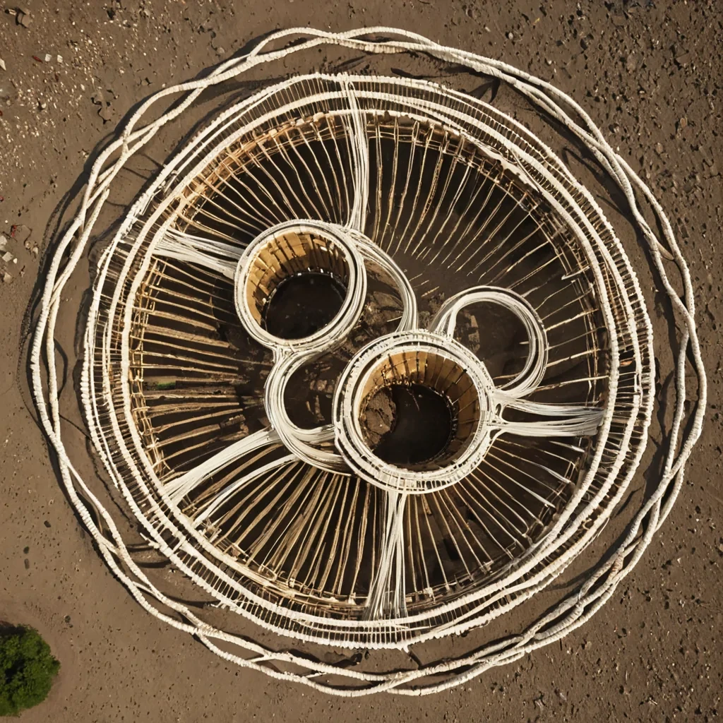 A single, selfreplicating cluster of solidified laughter, shaped like a 19dimensional Mbius ribbon woven from the inverted resonance of unshared jokes and unformed amusement, pulses at the center of a vast, inverted amusement park built from the petrified echoes of a civilization that measured joy through the duration of synchronized, silent chuckling at the same invisible punchline. The cluster does not amplifyit unlaughs, each ripple dissolving a layer of emotional potential that never coalesced into a shared grin, reforming into ephemeral, citrinethreaded afterimages shaped like the negative space between two mouths that never parted in the same moment of mutual mirth. The park is not recreationalit is a stratified ex