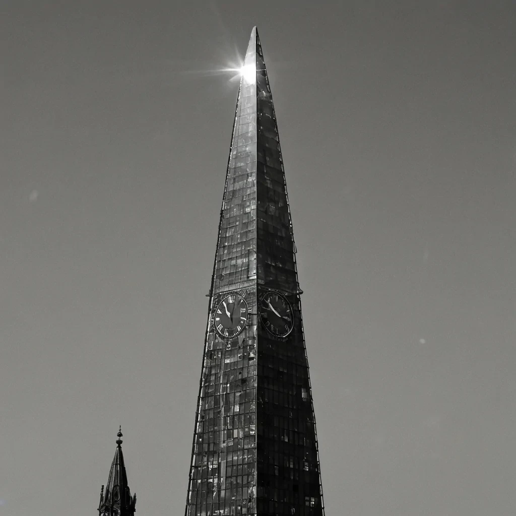A single, selfresonating shard of solidified silence, shaped like a fractal prism of inverted memory, floats at the center of a vast, inverted clocktower made from the compressed, unmarked moments of a civilization that communicated through the duration of synchronized, silent counting of the same uncounted second. The shard does not reflectit uncounts, each refraction dissolving a layer of time that never coalesced into a shared rhythm, reforming into ephemeral, obsidianveined afterimages shaped like the negative space between two wrists that never held the same pulse in the same moment of mutual stillness. The clocktower is not temporalit is a stratified expanse of petrified anticipation, each gear a fossil