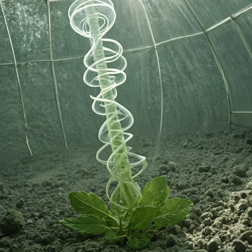 A single, selfrewinding tendril of solidified breath, shaped like a spiraling, bioluminescent helix of reversed oxygen and unformed respiration, drifts through the center of a vast, inverted greenhouse made entirely of petrified sunlight and suspended moments of unabsorbed warmth. The tendril does not exhaleit uninhales, each contraction dissolving a layer of thermal potential that never coalesced into a shared breath, reforming into ephemeral, citrinethreaded afterimages shaped like the negative space between two nostrils that never synchronized in the same moment of mutual inhalation. The greenhouse is not botanicalit is a stratified expanse of compressed photosynthesis, each leaf a fossilized photos