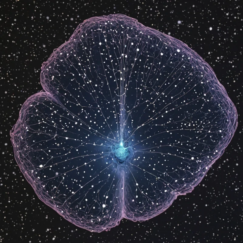 A single, selfsilencing constellation of reversed breath, shaped like a 3,789dimensional cluster of unformed exhalation and inverted respiration, drifts through the hollow core of a vast, inverted lung of solidified air. Each star is spun from the exact moment between a sigh escaping the lips and its refusal to dissipate, a gasp forming in the chest and dissolving into noninhalation, a heartbeat syncing with the rhythm of a breath held too long and collapsing into pure, unmeasured nonrespiration. The constellation does not breatheit unbreathes, each flickering point shedding a layer of pulmonary potential that never coalesced into life, connection, or the weight of being alive.