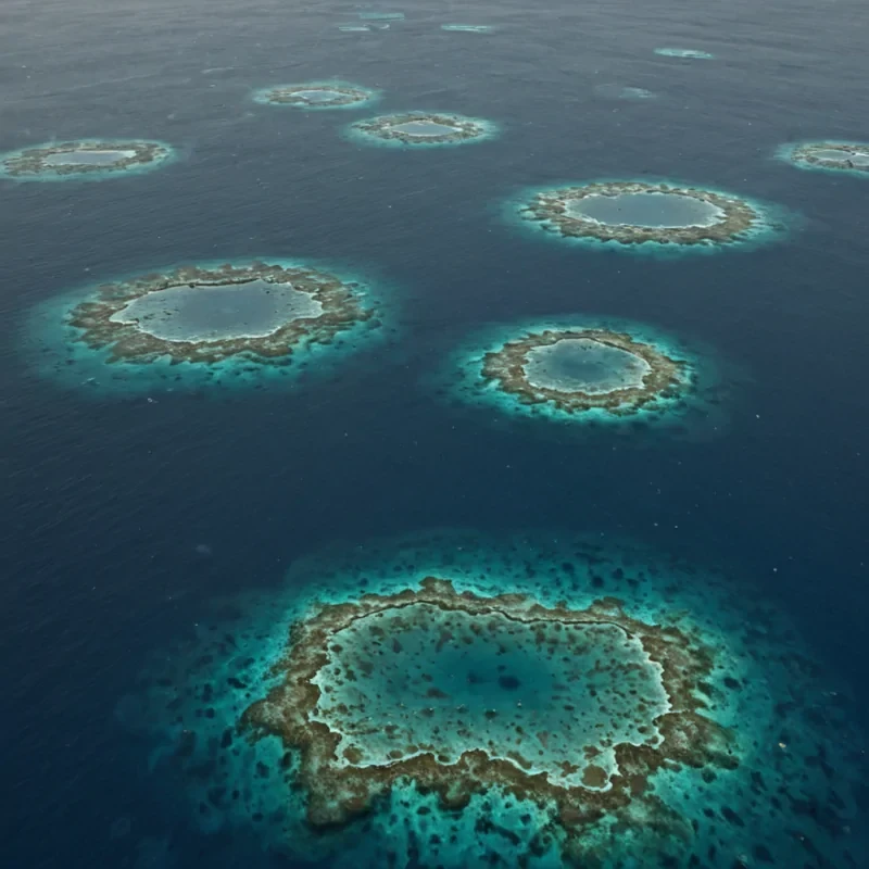 A single, selfsustaining archipelago of floating, inverted coral reefs drifts in the center of a vast, still ocean composed entirely of liquid time, its surface not reflecting light but refracting the emotional residue of a memory that never happened. The reefs do not growthey remember, each branch pulsing with the faint, bioluminescent afterimage of a lullaby sung in a language that was never spoken, their surfaces etched with the thermal signature of a handshake that occurred in reverse. The ocean beneath is not waterit is a thick, viscous layer of solidified silence, its surface cracked in perfect, nonEuclidean patterns that mirror the frequency of a breath that was never exhaled. Above, the