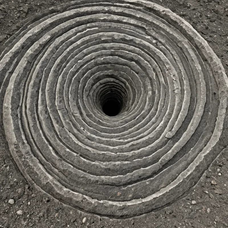 A single, selfsiphoning vortex of inverted gravity, shaped like a 217dimensional spiral of unformed weight and reversed mass, churns at the center of a vast, inverted quarry of solidified levityeach stone suspended midfall in the exact moment between a pebble released and its refusal to descend, a boulder tumbling and its sudden suspension in pure air, a mountains collapse and its silent reversal into airborne dust. The vortex does not pullit unpulls, each swirling filament shedding a layer of gravitational potential that never coalesced into a shared descent, reforming into ephemeral, onyxthreaded afterimages shaped like the negative space between two feet that never touched the ground, suspended in