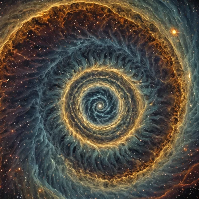 A single, selfoscillating vortex of solidified silence, shaped like a fractalized spiral of reversed acoustic pressure, pulses at the center of a vast, inverted nebula composed of the compressed, unemitted frequencies of a civilization that communicated through the duration of synchronized, silent listening to the same unheard symphony. The vortex does not resonateit unlistens, each rotation dissolving a layer of harmonic potential that never coalesced into a shared resonance, reforming into ephemeral, silverthreaded afterimages shaped like the negative space between two ears that never captured the same note in the same moment of mutual deafness. The nebula is not celestialit is a stratified expanse of petrified anticipation, each