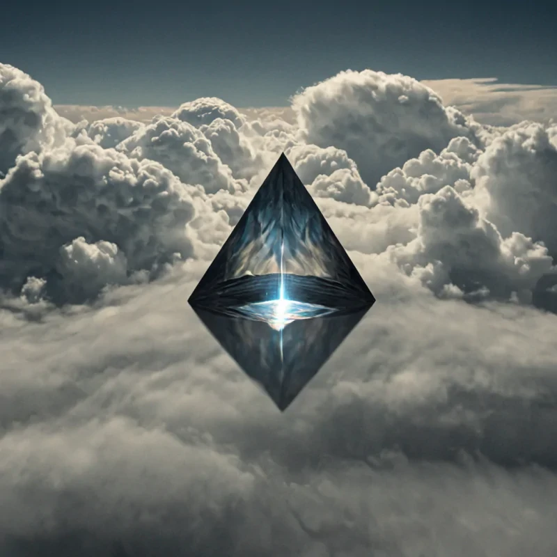 A single, selfilluminating shard of reversed silence, shaped like a 12,983dimensional prism of unformed stillness and inverted resonance, hovers at the center of a vast, inverted sky of solidified breatheach cloud carved from the exact moment between a sigh escaping and its refusal to become sound, a whisper forming and dissolving into nonaudible pressure, a breath held and collapsing into pure, unmeasured quiet. The prism does not refractit unrefracts, each facet shedding a layer of acoustic potential that never coalesced into perceptible vibration, reforming into ephemeral, moonstonethreaded afterimages shaped like the negative space between two ears that never turned toward a