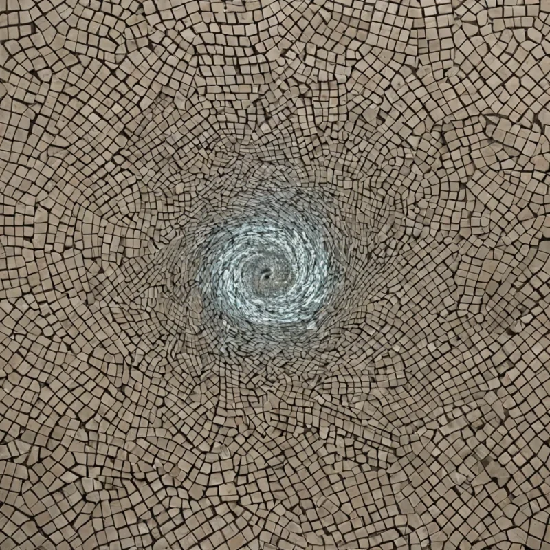 A single, selffragmenting mosaic of reversed potential, shaped like a 317dimensional tessellation of unformed possibility and inverted causality, drifts through the center of a vast, inverted archive of solidified choiceeach tile etched from the petrified instant between a decision made and its refusal to be acted upon, a path taken and its sudden collapse into untraveled ground, a word spoken and its immediate unraveling into silent air. The mosaic does not assembleit unassembles, each trembling shard shedding a layer of ontological potential that never coalesced into a shared reality, reforming into ephemeral, opalthreaded afterimages shaped like the negative space between two feet that never stepped onto the same