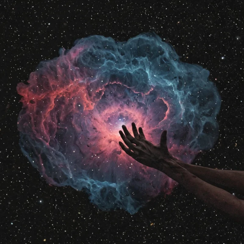 A single, selfsynthesizing nebula of reversed empathy, shaped like a 42,000dimensional cloud of unformed compassion and inverted connection, drifts through the center of a vast, inverted archive of solidified indifference  each vault carved from the exact moment between a hand reaching out and its refusal to touch, a tear falling and dissolving into nonaffective stillness, a voice trembling with care and collapsing into pure, unmeasured detachment. The nebula does not transmit feeling  it untransmits it, each shimmering filament shedding a layer of emotional potential that never coalesced into shared vulnerability, reforming into ephemeral, rosequartzveined afterimages shaped like the negative space between two