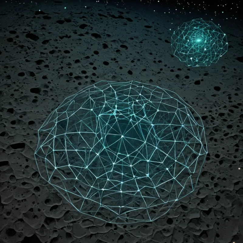 A single, selfunfolding constellation of bioluminescent silence, shaped like a 19dimensional lattice of inverted dreams and unformed sleep, drifts through the center of a vast, inverted dreamscapewhose terrain is sculpted from the solidified REM cycles of a civilization that measured consciousness not by wakefulness, but by the duration of synchronized, breathless transitions held just before the first thought was ever allowed to form in a mind that never awakened. The constellation does not pulseit undreams, each node shedding a layer of neural potential that never coalesced into a shared hallucination, reforming into ephemeral, opalthreaded afterimages shaped like the negative space between two eyelids that never parted