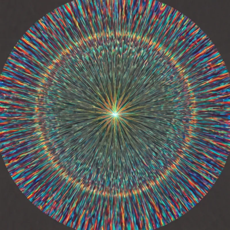 A single, selfreflecting filament of solidified resonance pulses through the core of a floating, inverted kaleidoscope made entirely from the thermal afterimage of a thousand unrefracted rainbows that never danced across the surface of a world that never saw a storm. The filament does not refractit unprisms, each pulse dissolving a moment of spectral light into its original monochrome, releasing a wave of negative chromaticity that fractures the fabric of perception into a drifting mist of iridescent, geometric voids, each one etched with the chromatic echo of a name that never shimmered through the prism of a sky that never shattered. The kaleidoscopes mirrors are not polishedthey are suspended in midunpol