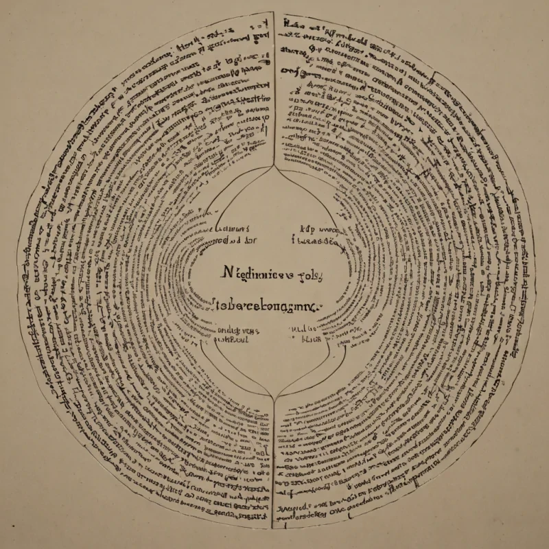 A single, selfrewriting scroll of liquid geometry, shaped like a 5dimensional Mbius strip of inverted language and unformed syntax, floats at the center of a vast, inverted archive of unspoken lawseach law inscribed in the reverse logic of a grammar that only exists when read backward in dreams. The scroll does not unwriteit unthinks, each loop shedding a layer of conceptual potential that never coalesced into a shared understanding, reforming into ephemeral, obsidianveined afterimages shaped like the negative space between two minds that never aligned in the same moment of mutual silence. The archive is not made of stone or metalit is woven from the solidified questions of a civilization that measured truth not