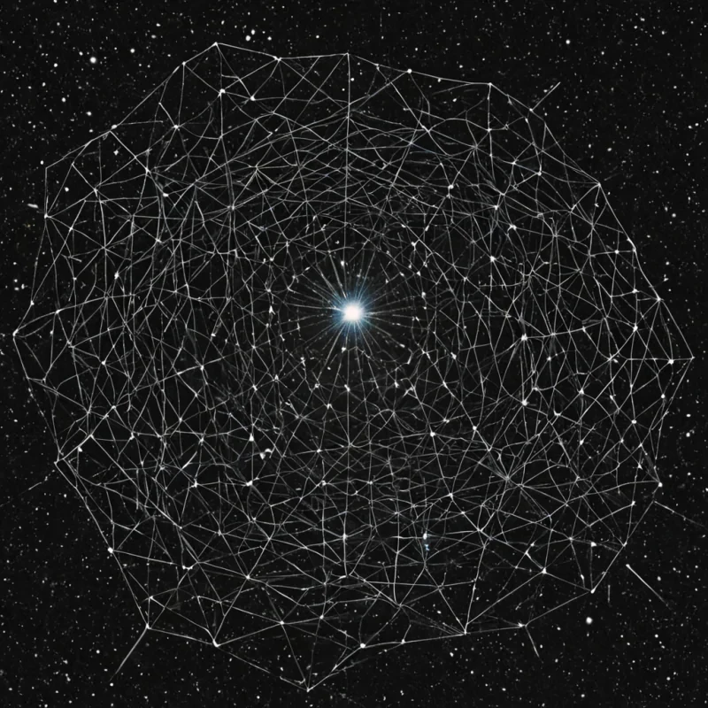 A single, selffragmenting lattice of solidified gravity, shaped like a tessellated, nonlinear web of reversed gravitational potential, hovers at the center of a vast, inverted constellation field forged from the compressed, uncollapsed mass of a civilization that communicated through the duration of synchronized, silent falling. The lattice does not pullit unweights, each fracture dissolving a layer of attraction that never coalesced into a shared descent, reforming into ephemeral, obsidianveined afterimages shaped like the negative space between two feet that never touched the same ground in the same moment of mutual suspension. The constellation field is not astronomicalit is a layered expanse of petrified freefall, each star a frozen moment of descent