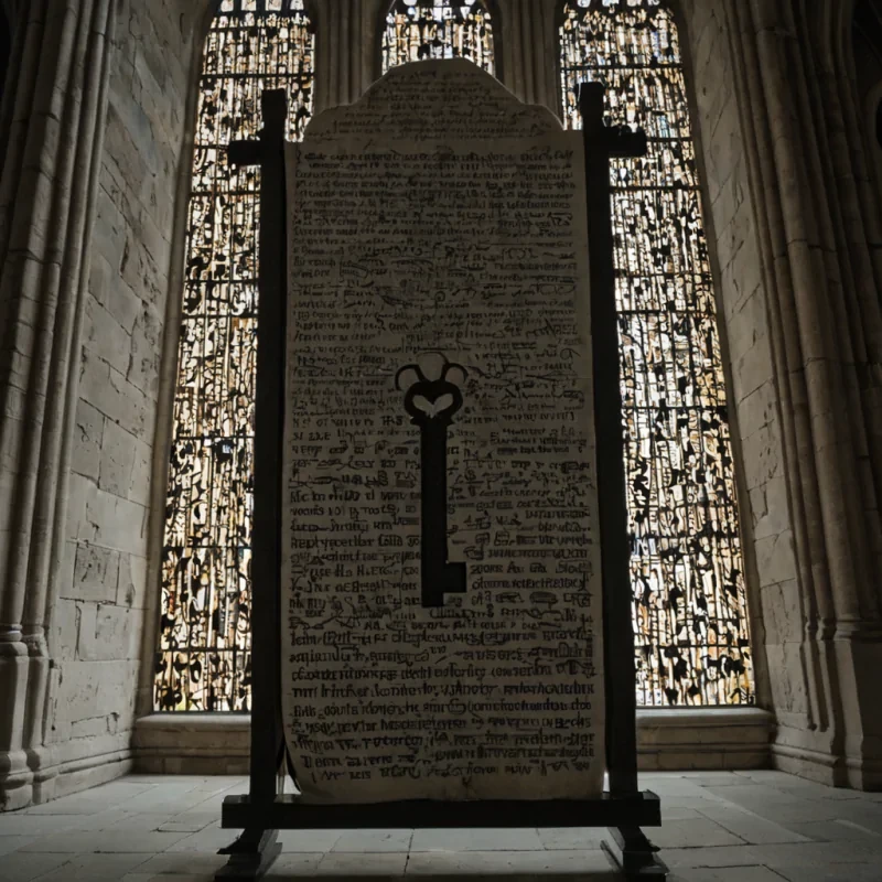 A single, selfrewriting scroll of woven shadow unfurls across the surface of a still, obsidian mirror suspended in the center of a vast, inverted cathedral built from the bones of a forgotten language, its script not inked but etched in the thermal residue of breaths held too long in a room that never existed. The scroll does not moveit unfolds backward in time with each pulse, revealing not words, but the negative space between them, each gap glowing faintly with the chromatic afterimage of a question that was never asked. The mirror beneath is not reflectiveit absorbs light, its surface fractured into a mosaic of silent echoes, each shard shaped like a key that fits no lock. The cathedral walls are