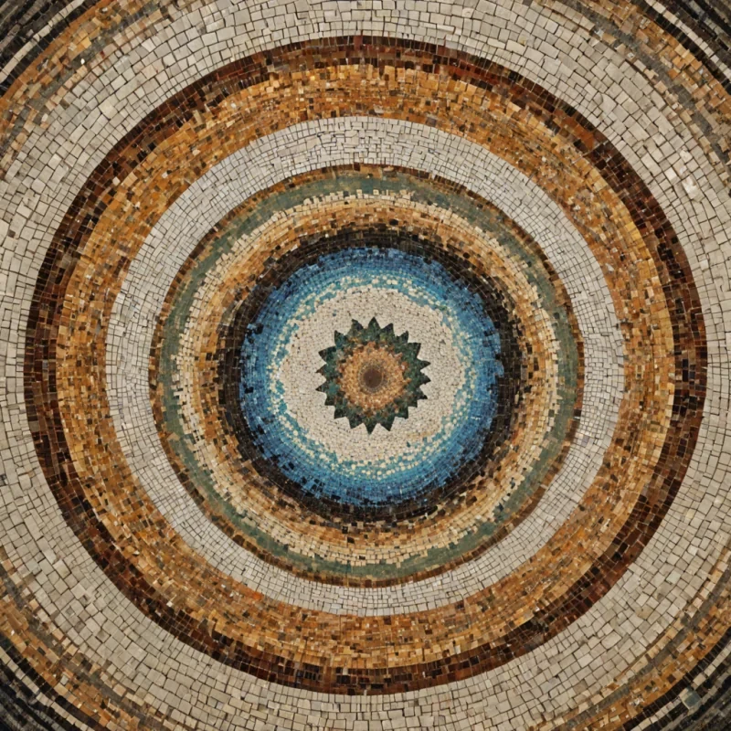 A single, selffragmenting mosaic of solidified laughter, shaped like a 5dimensional kaleidoscope of inverted joy and unformed euphoria, rotates in slow, jagged spirals at the center of a vast, inverted amphitheater built from the petrified echoes of a civilization that measured happiness not by smiles, but by the duration of synchronized, silent breaths held just before the first laugh was ever allowed to ripple through a world where sound was never permitted to travel. The mosaic does not reflectit unlaughs, each shard shedding a layer of emotional resonance that never coalesced into a shared delight, reforming into ephemeral, citrineveined afterimages shaped like the negative space between two mouths that never parted