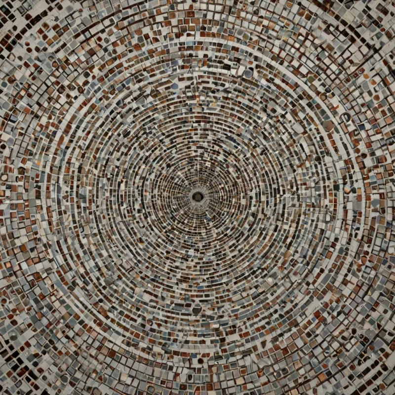 A single, selfreflecting mosaic of reversed gravity, shaped like a 1,000,000,000,000dimensional kaleidoscope of unformed weightlessness and inverted mass, rotates in the center of a vast, inverted observatory of solidified fall  each telescope carved from the exact moment between a stone being dropped and its refusal to accelerate, a leaf drifting and dissolving into nonkinetic suspension, a star collapsing and collapsing again into pure, unmeasured antiattraction. The mosaic does not defy gravityit undefies it, each shifting tile shedding a layer of gravitational potential that never coalesced into downward motion, reforming into ephemeral, chromef