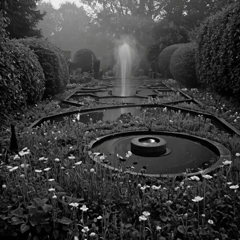 A single, selfsiphoning thread of liquid darkness coils through the core of a floating, inverted garden of solidified silence, its structure not soil or root but woven from the thermal afterimage of a thousand unspoken lullabies that never cradled the sleep of a world that never dreamed. The thread does not drainit unsleeps, each pulse dissolving a moment of rest into its original wakefulness, releasing a wave of negative entropy that fractures the fabric of stillness into a drifting mist of obsidian, geometric breaths, each one etched with the chromatic echo of an eye that never closed in the quiet after a storm. The gardens flowers are not bloomingthey are frozen instants of absence, each