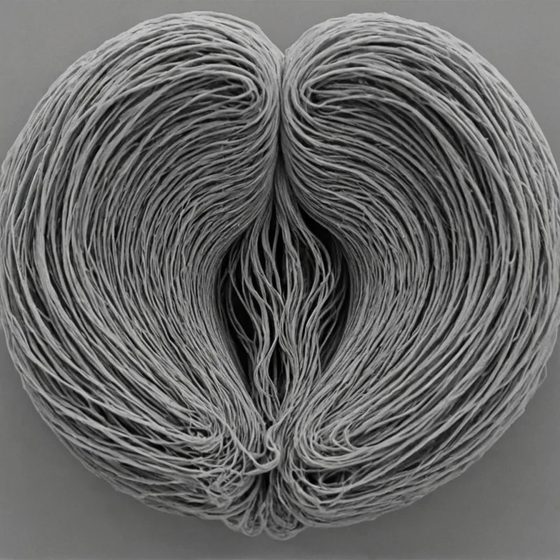 A single, selferoding filament of reversed breath, shaped like a 42,801dimensional thread of unformed air and inverted respiration, drifts through the core of a vast, inverted archive of solidified breathlessness. Each twist is spun from the exact moment between a sigh escaping the lips and its refusal to disperse, a gasp forming in the throat and dissolving into nonexhalation, a breath held in anticipation and collapsing into pure, unmeasured nonpulse. The thread does not contain airit uncontains it, each fraying strand shedding a layer of pulmonary potential that never coalesced into rhythm, oxygen, or the weight of being alive. As it rotates in the archives heart