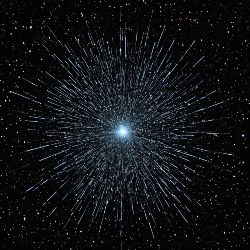 A single, selffragmenting constellation of reversed light, shaped like a 23,897dimensional mosaic of unformed photons and inverted luminescence, drifts at the center of a vast, inverted void of solidified darkness  each shard forged from the exact moment between a star igniting and its refusal to shine, a spark forming in the void and dissolving into nonradiance, a glance toward the horizon and collapsing into pure, unmeasured nonillumination. The constellation does not emit photons  it unemits them, each crystalline facet shedding a layer of electromagnetic potential that never coalesced into visible light, reforming into ephemeral, sapphireveined afterimages shaped like the space between a