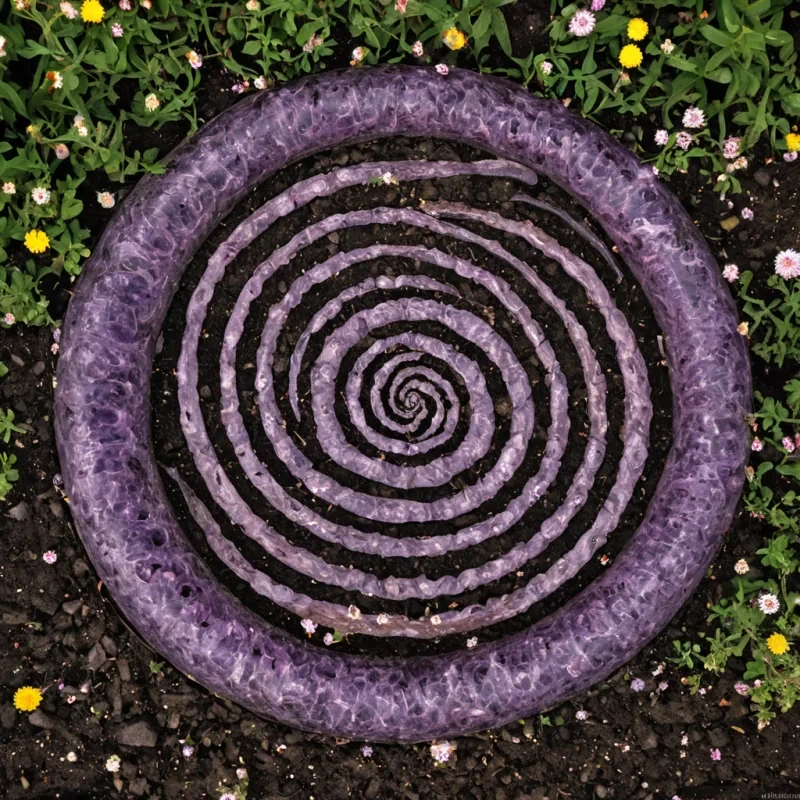 A single, selferoding spiral of liquidized time fractures through the center of a floating, inverted garden of petrified laughter, its coils not temporal but woven from the chromatic residue of a joke told in a language that dissolves upon hearing. The spiral does not unwindit rewinds, each rotation compressing a millennium of unshared humor into a dense, amethyst core that hums with the subharmonic frequency of a punchline that never landed. The gardens flowers are not organicthey are hollowedout blossoms of solidified silence, each petal etched with the thermal afterimage of a smile that never formed, their stems forged from the thermal inertia of a moment suspended between breaths. Above, the sky