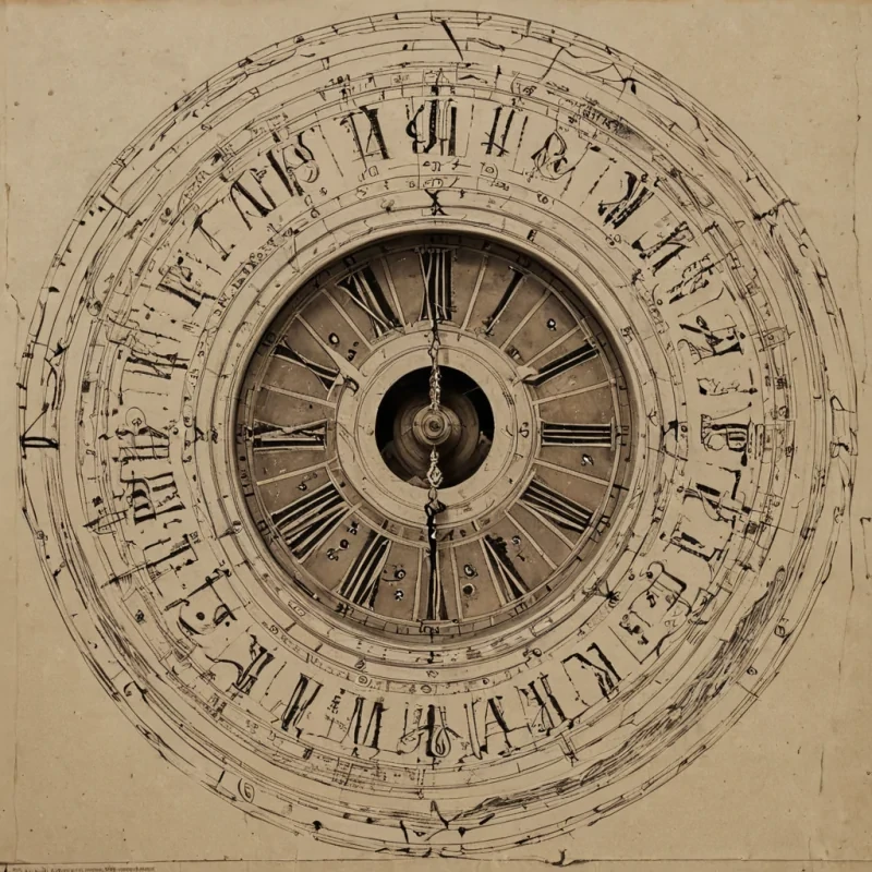 A single, selfrewriting scroll of reversed time, shaped like a 47,219dimensional ribbon of unformed chronology and inverted causality, drifts through the hollow core of a vast, inverted clocktower of solidified stillness. Each glyph is spun from the exact moment between a second ticking and its refusal to pass, a decision being made and dissolving into nonconsequence, a heartbeat syncing with the rhythm of a future that never arrived and collapsing into pure, unmeasured nonsequence. The scroll does not record eventsit unrecords them, each shimmering character shedding a layer of temporal potential that never coalesced into history, regret, or the weight of having lived. As it unspools backward