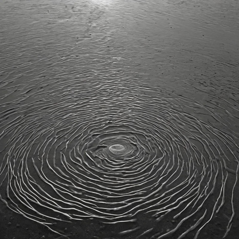 A single, selfilluminating filament of inverted empathy pulses through the core of a floating, inverted lagoon of solidified moonlight, its structure not water or sand but woven from the thermal afterimage of a thousand unshared dreams that never drifted across the surface of a world that never slept. The filament does not reflectit unfeels, each pulse dissolving a moment of emotional resonance into its original stillness, releasing a wave of negative entropy that fractures the fabric of longing into a drifting mist of translucent, geometric ripples, each one etched with the chromatic echo of a hand that never reached to touch the shore of a sea that never existed. The lagoons edges are not definedthey are frozen instants of tide