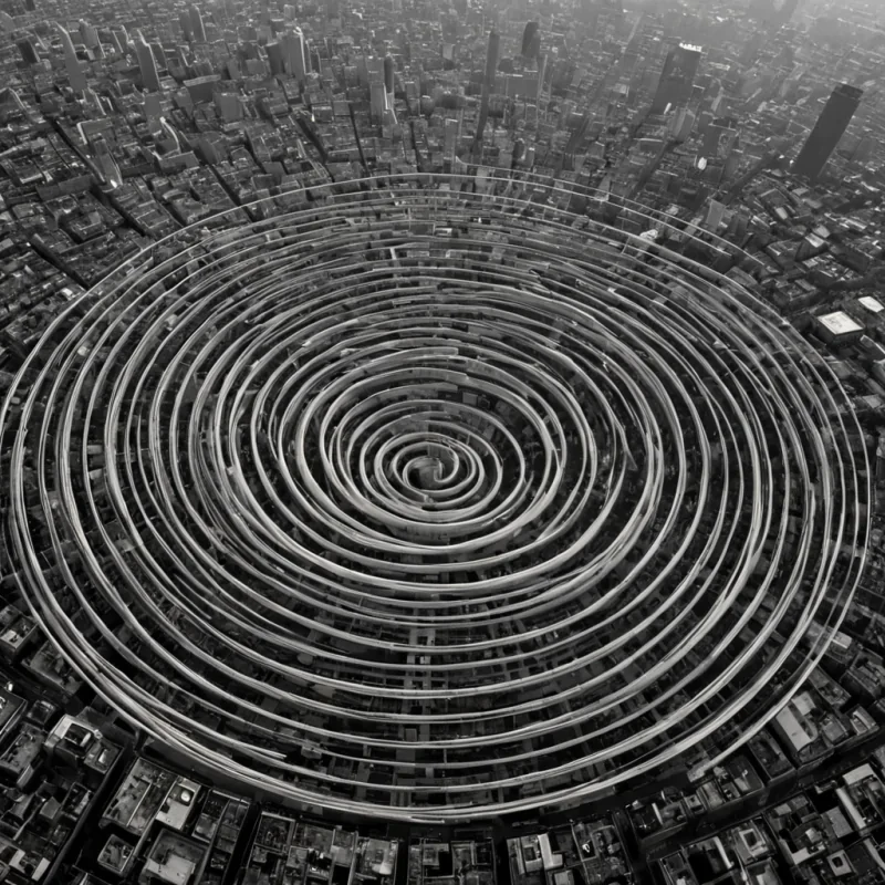 A single, selferoding filament of solidified silence, shaped like a spiraling, nonreflective helix of suspended stillness, drifts through the center of a vast, inverted cityscape composed of the compressed, unspoken names of a civilization that communicated through the duration of synchronized, silent naming of the same unnamed star. The filament does not decayit unnames, each rotation dissolving a layer of identity that never coalesced into a shared designation, reforming into ephemeral, quartzveined afterimages shaped like the negative space between two tongues that never articulated the same sound in the same moment of mutual anonymity. The city is not urbanit is a stratified expanse of petrified silence, each building