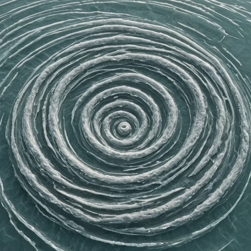 A single, selfattuning filament of compressed stillness, shaped like a 3dimensional spiral of inverted empathy and unformed resonance, pulses faintly at the center of a vast, inverted lagoon of solidified breatheach ripple carved from the frozen moments of a civilization that measured intimacy not by touch, but by the duration of synchronized, silent pauses held just before the first hand was ever extended in a world where physical contact was never allowed. The filament does not vibrateit unfeels, each coil shedding a layer of emotional potential that never coalesced into a shared warmth, reforming into ephemeral, rosequartz veined afterimages shaped like the negative space between two palms that never met in the same moment of mutual