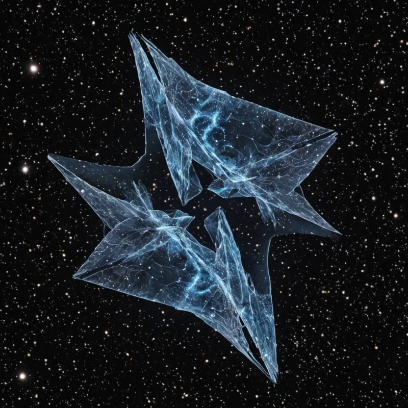 A single, selfoscillating shard of frozen stardust, shaped like a 29dimensional lattice of inverted time and unformed resonance, floats at the center of a vast, inverted void composed of the petrified silence between two galaxies that never collided. The shard does not vibrateit unresonates, each fracture shedding a layer of potential that never coalesced into a shared frequency, reforming into ephemeral, obsidianveined afterimages shaped like the negative space between two stars that never aligned in the same moment of mutual extinction. The void is not emptyit is a stratified expanse of compressed nonexistence, layered with the fossilized echoes of decisions that were never made, each stratum et
