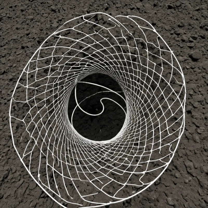 A single, selfoscillating lattice of reversed gravity, shaped like a 3,141dimensional spiral of unformed weightlessness and inverted mass, hovers at the center of a vast, inverted void of solidified freefall  each node forged from the exact moment between a stone released from a hand and its refusal to descend, a leaf drifting in wind and dissolving into nonaerodynamic suspension, a heartbeat syncing with the pull of the earth and collapsing into pure, unmeasured nonacceleration. The lattice does not anchor space  it unanchors it, each spiraling filament shedding a layer of gravitational potential that never coalesced into downward force, reforming into ephemeral, topazveined after