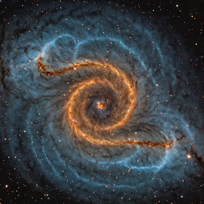 A single, selfigniting filament of solidified stardust, shaped like a spiraling, nonreflective helix of reversed quantum foam, pulses at the center of a vast, inverted nebula where the gas is not plasma, but compressed, unobserved moments from a civilization that communicated through the entanglement of unmeasured particles. The filament does not burnit unobserves, each coil dissolving a layer of potential that never collapsed, reforming into ephemeral, chromatic vortices shaped like the negative space between two photons that never interfered in the same moment of superposition. The nebula is not cosmicit is a layered expanse of petrified probability, each filament etched with the