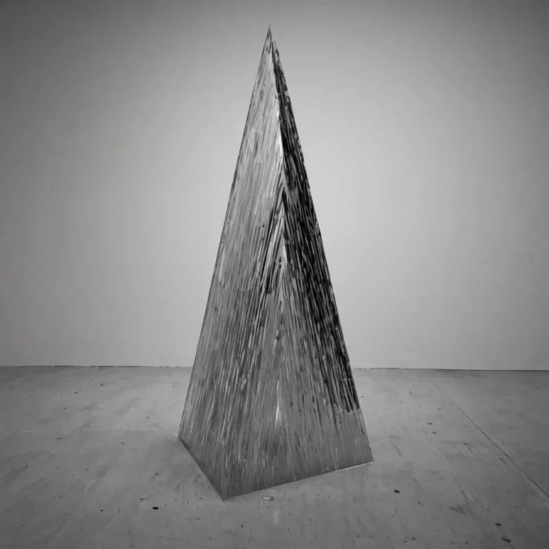 A single, selffragmenting shard of reversed memory, shaped like a 7,419dimensional prism of unformed recollection and inverted nostalgia, hovers at the edge of a vast, inverted archive of solidified forgetting. Each facet is spun from the exact moment between a name being spoken and its refusal to be remembered, a face appearing in a dream and dissolving into nonidentity, a scent lingering in a room and collapsing into pure, unmeasured nonpresence. The shard does not preserve the pastit unpreserves it, each trembling edge shedding a layer of mnemonic potential that never coalesced into identity, belonging, or the weight of having been. As it fractures backward through the infinite stacks of forgotten